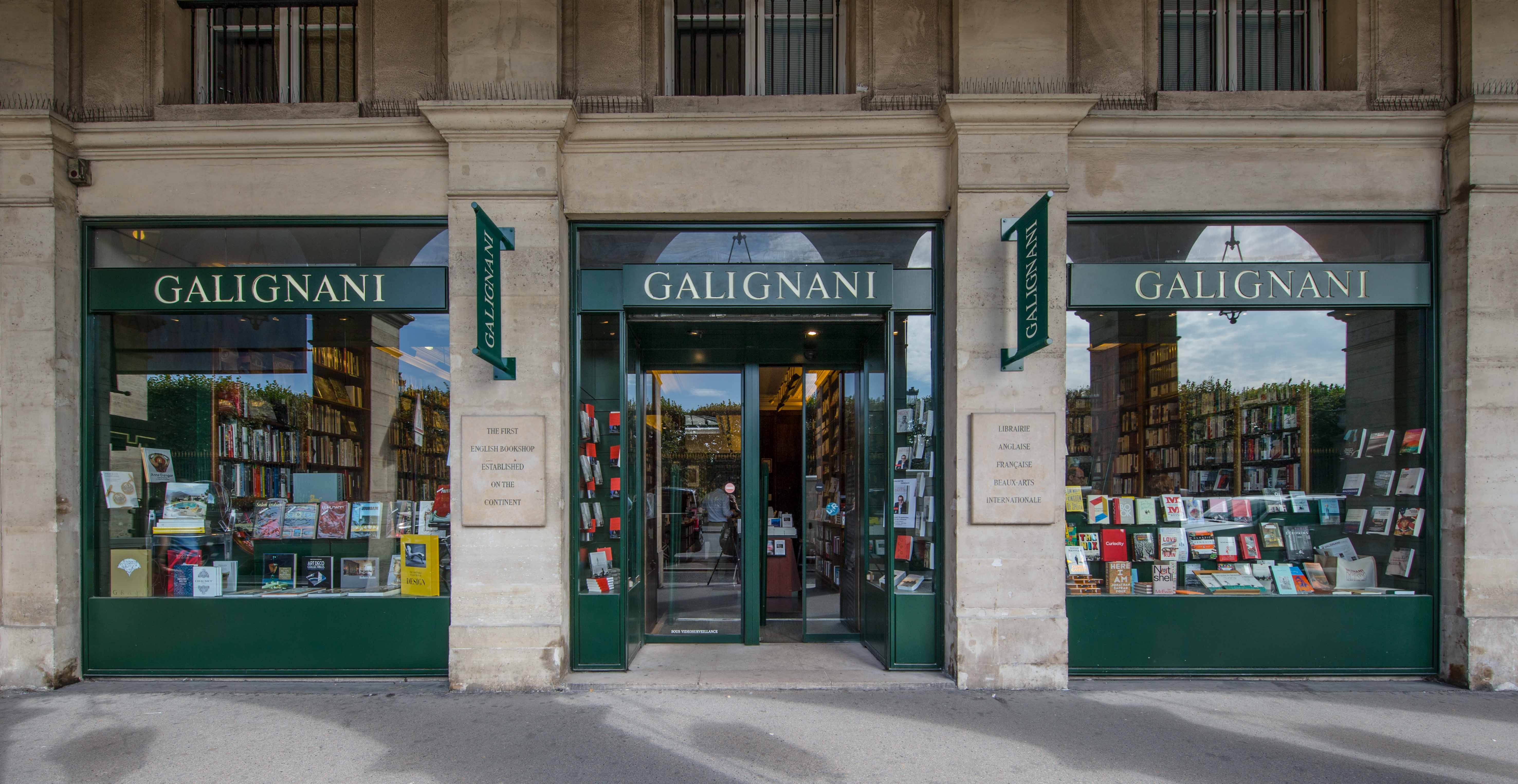 Librairie Galignani, la librería de habla inglesa más antigua de Europa